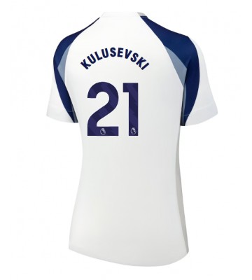 Tottenham Hotspur Dejan Kulusevski #21 Prima Maglia Femmina 2025-26 Manica Corta